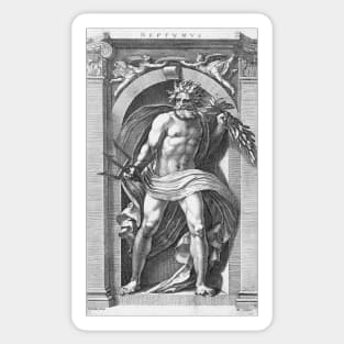 Gods in niches -Neptunus Sticker